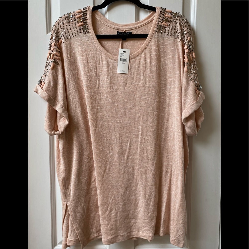 🔥BUY 2, GET 1 FREE 🔥 Lane Bryant beaded top
